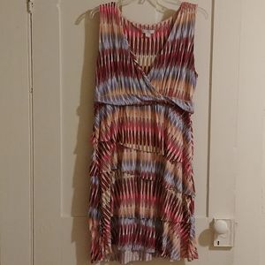 New York & Co ruffled dress sz XL